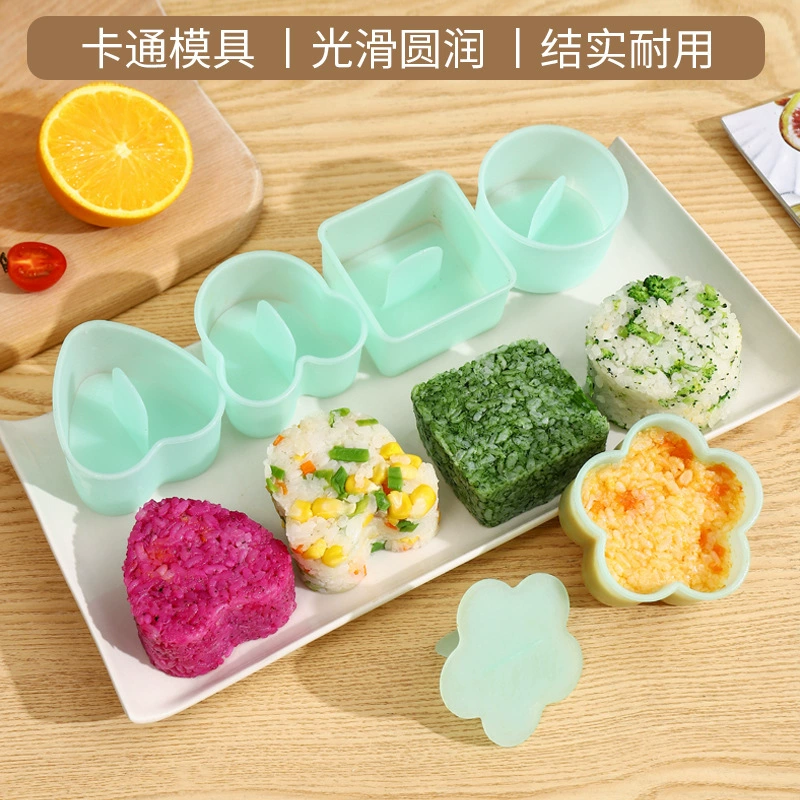  Creative cartoon -формочка для рисовых шариков, оформление детского обеда Bento DIY водорослевая суши форма