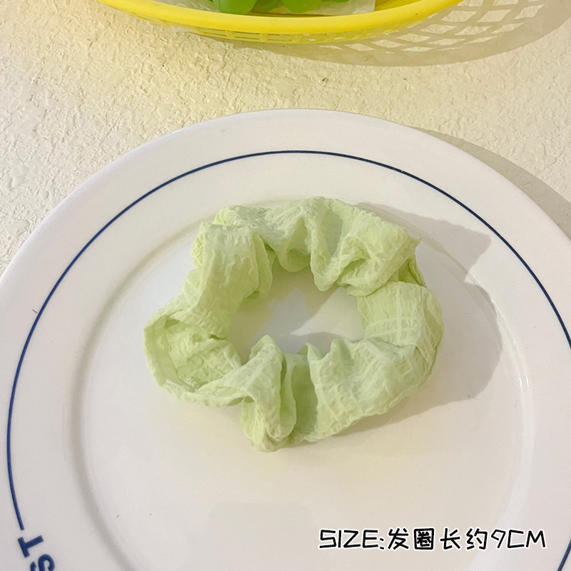 赵露思同款蕾丝发圈丸子头发绳高级感大肠发圈绑头发头花发饰批发|undefined