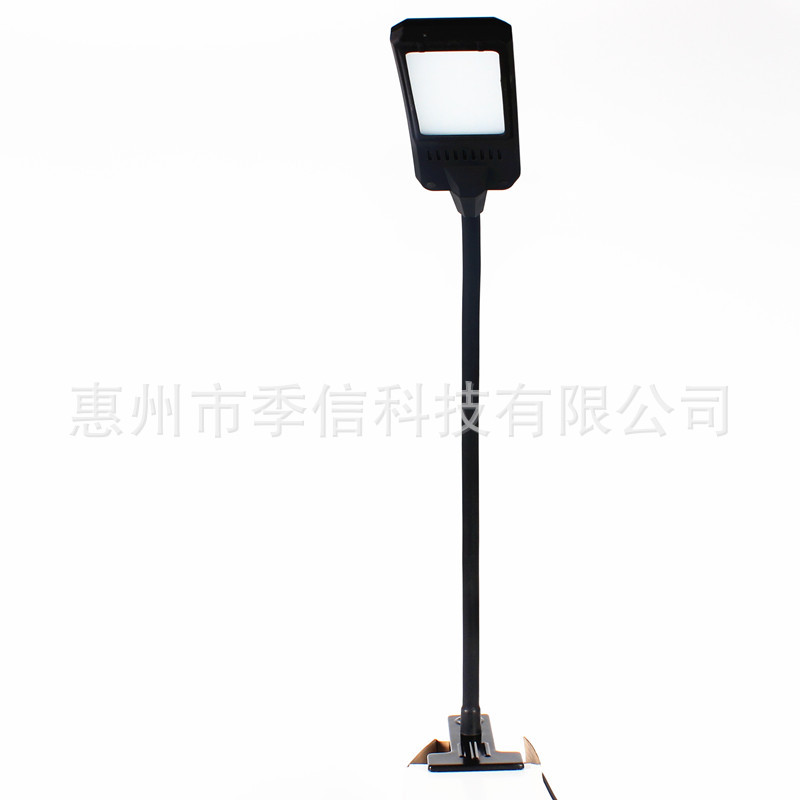 厂家定制金属夹子灯6W可旋转折叠软管学习工作阅读护眼LED台灯