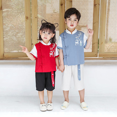 Children's Hanfu, boys' summer Chinese-style ancient-style kindergarten school uniforms, June 1st performance costumes, girls' ancient costumes, primary school students