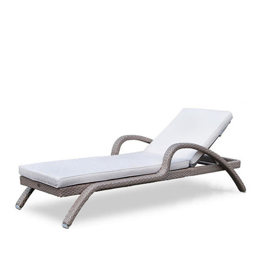 Outdoor reclining bed, lounge chair, waterproof and sunscreen, swimming pool, beach, garden, sunroom, balcony, outdoor courtyard, wicker lounge chair