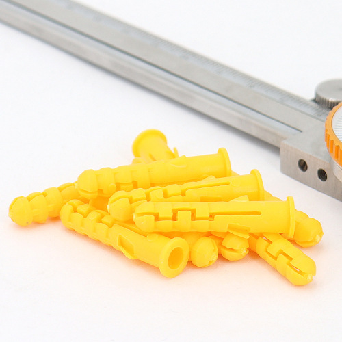 Nylon small yellow croaker plastic expansion tube, wall nail expansion tube, green/white plastic expansion plug, expansion rubber plug