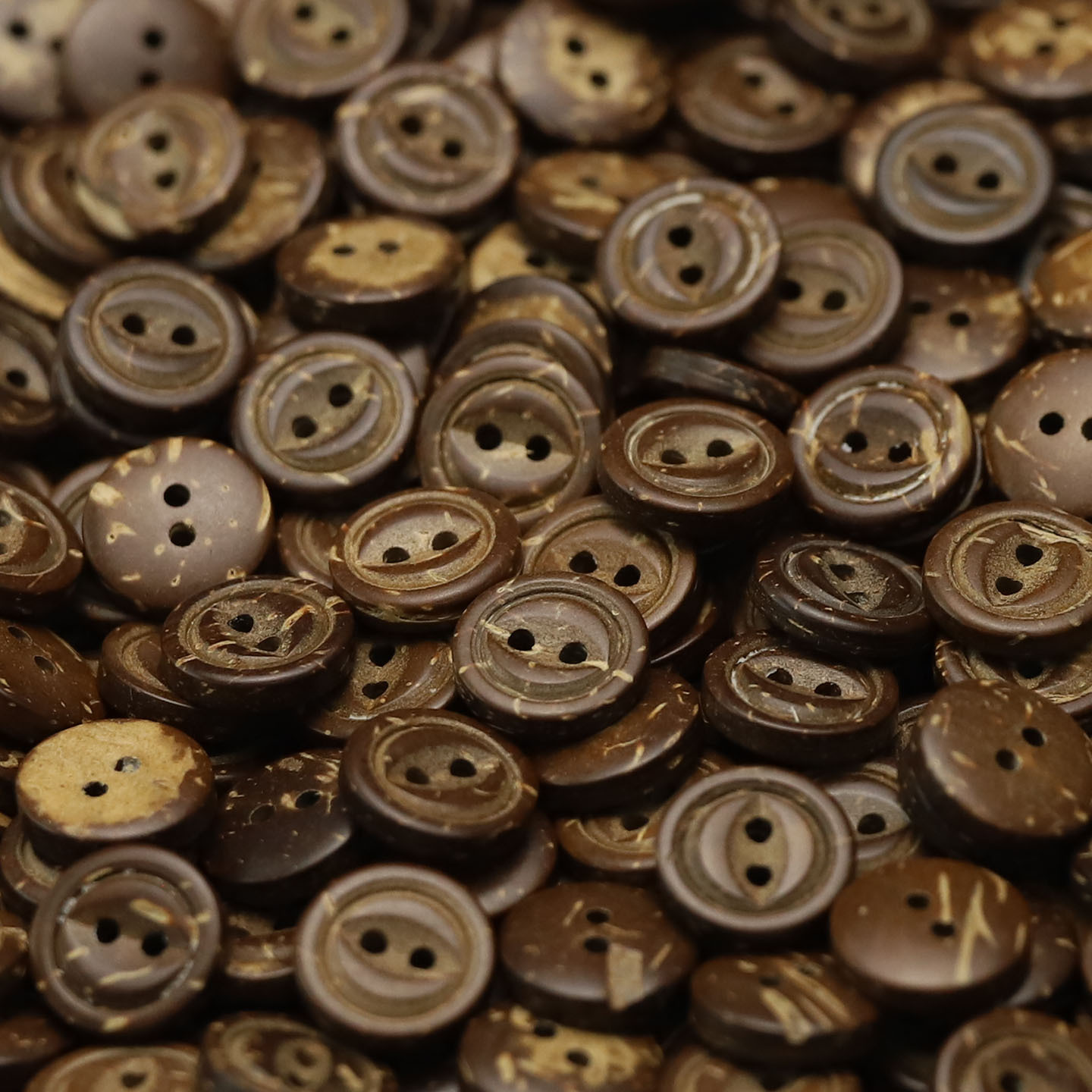 JULI Orange Botón de coco retro Camisa casual Suéter Cárdigan Botón decorativo Libro de cuentas de bricolaje Accesorios de joyería