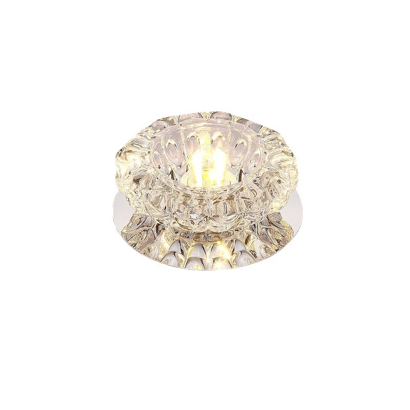 거실 스포트라이트 다운 라이트 LED 천장 램프 임베디드 홀 램프 황소의 눈 램프 크리스탈 통로 램프 현관 복도 램프