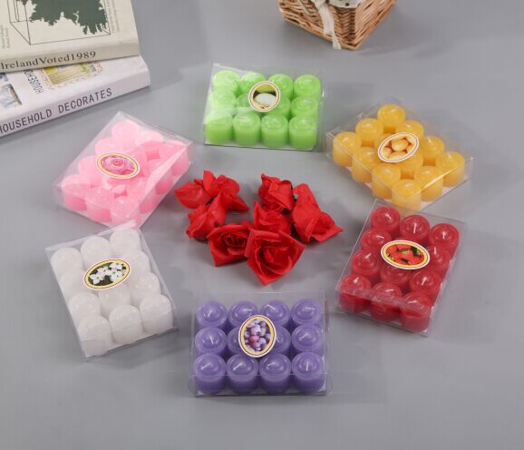 Scented candle smokeless cup wax birthday candle placement glass cup candle incense candle