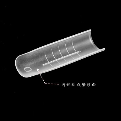 New Nail Extension Reinforcement Square Nail Mold, 70-Piece Box with Scale, 12 Sizes