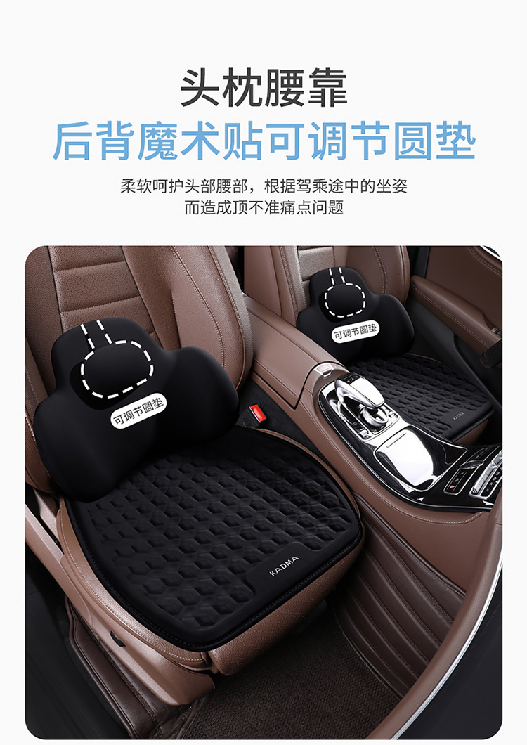 Summer Car Cool Cushion Monolithic Gel Seat Cushion Honeycomb Breathable Silicone Cool Car Cushion Office Cushion