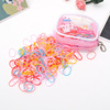 Candy -colored Children's hair circles, one -time strong pull, constantly hair rubber band thick girl head jewelry wholesale