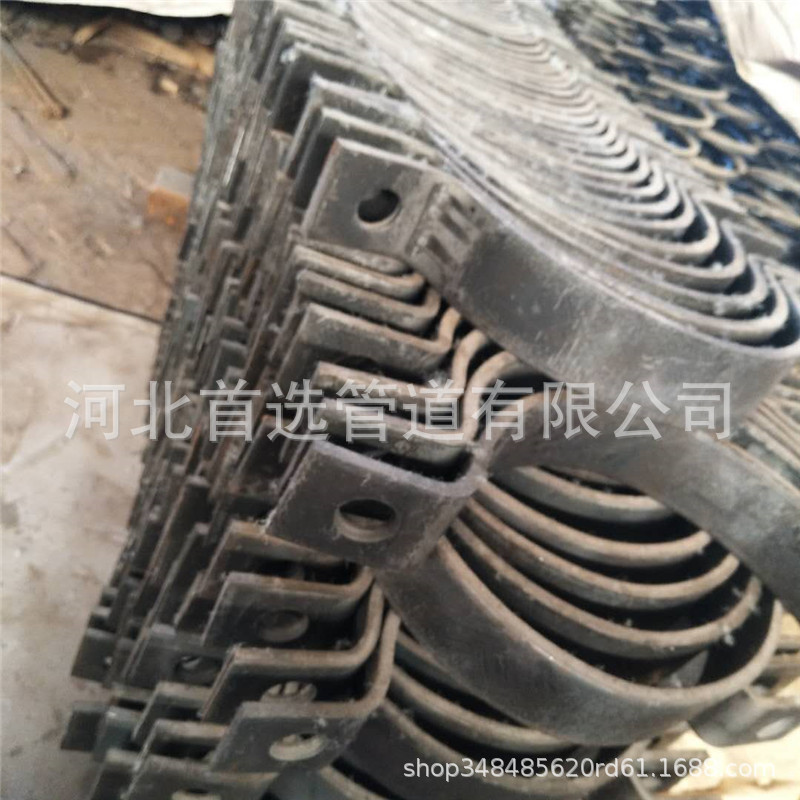 基准型双螺栓管夹 双孔管夹