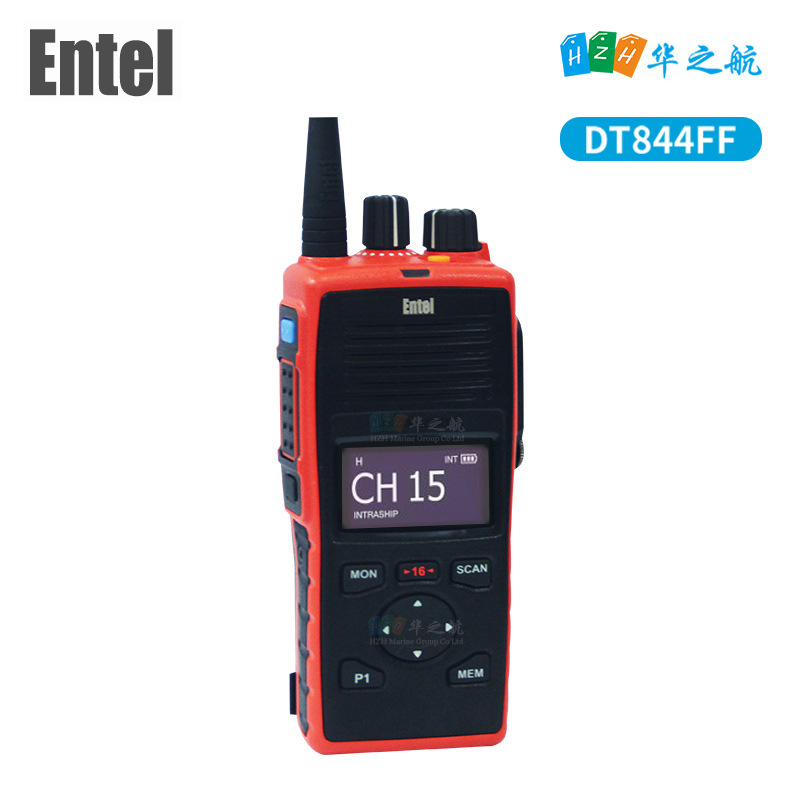 Entel DT844FF船用对讲机 VHF手持消防防爆对讲机通过MED认证