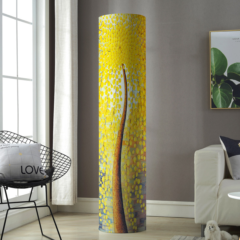 Cubierta de aire acondicionado gabinete redondo cilíndrico Gree sala de estar Midea Haier gabinete buey vertical aire acondicionado cubierta de polvo