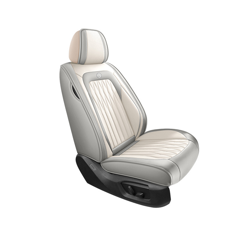 25 Years New All-Inclusive Diamond-Shaped Full-Leather Car Seat Cushion for All Seasons Manufacturer Wholesale All-Inclusive Seat Cover Cushion