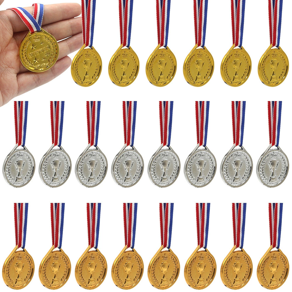 Трансграничная детская корона-трофейная медаль, награда за конкурс в детском саду, подарок на вечеринку, гальваническая игрушка с золотой, серебряной и медной биркой