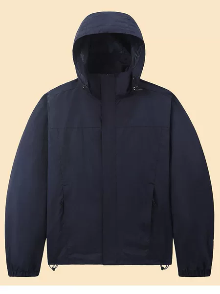 New cross-border foreign trade sports and leisure outdoor thin windbreaker with hood, windproof, suitable for northern regions, men's jacket