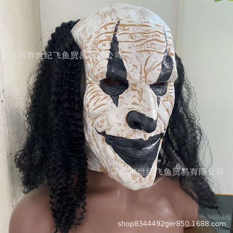 Caballero oscuro payaso máscaras de terror Halloween máscaras de baile Cosplay payaso máscaras de látex