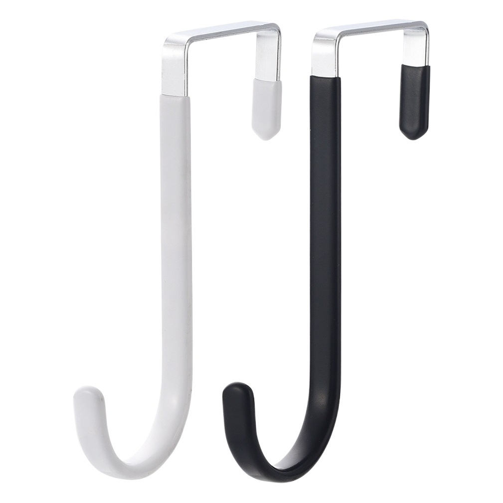 Punch-libre creativo ropa gancho detrás de la puerta pegajosa antideslizante hogar móvil único gancho abrigo y sombrero gancho