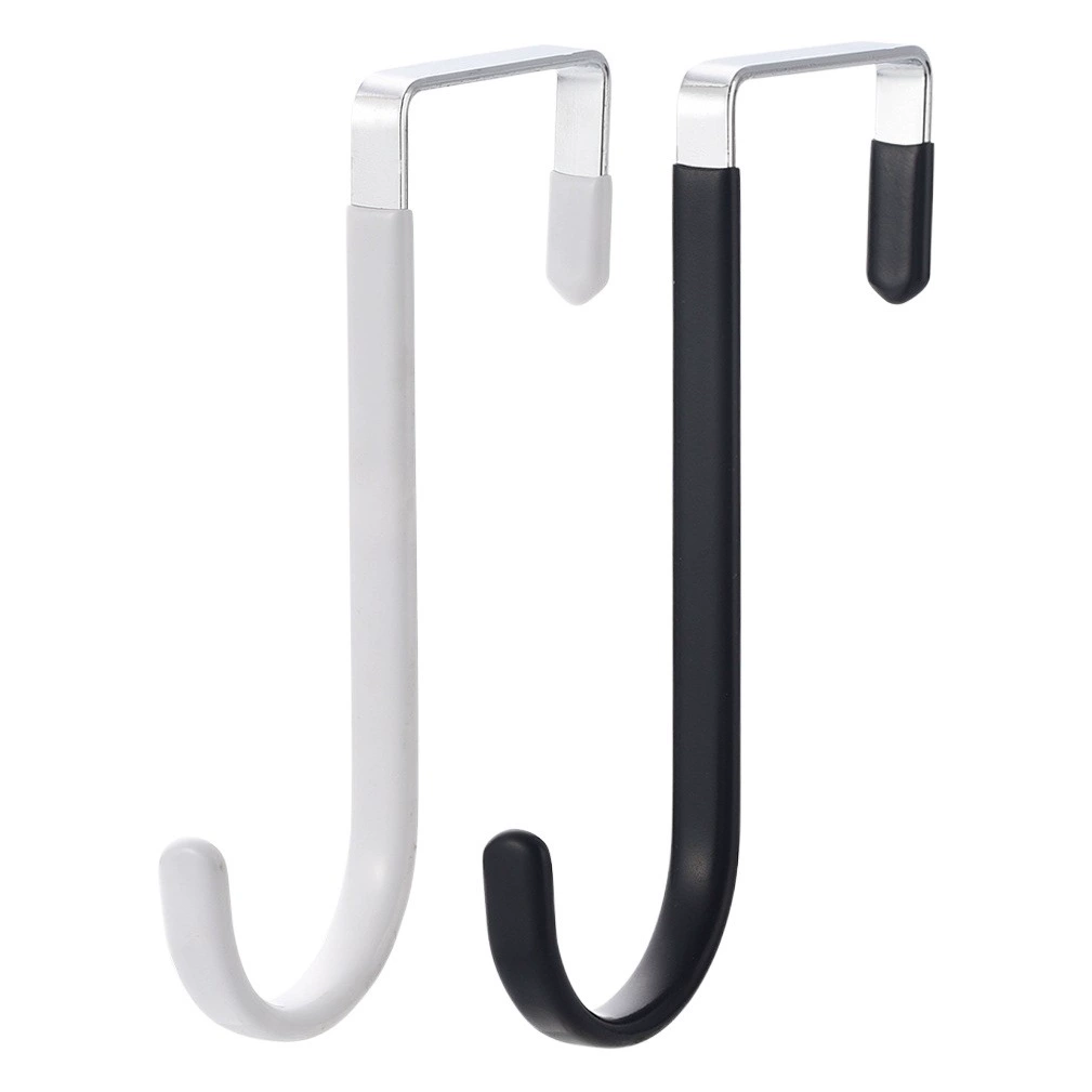 Креативный крючок для одежды на дверь без сверления, самоклеящийся крючок без гвоздей, нескользящий металлический одинарный крючок для одежды и головных уборов.