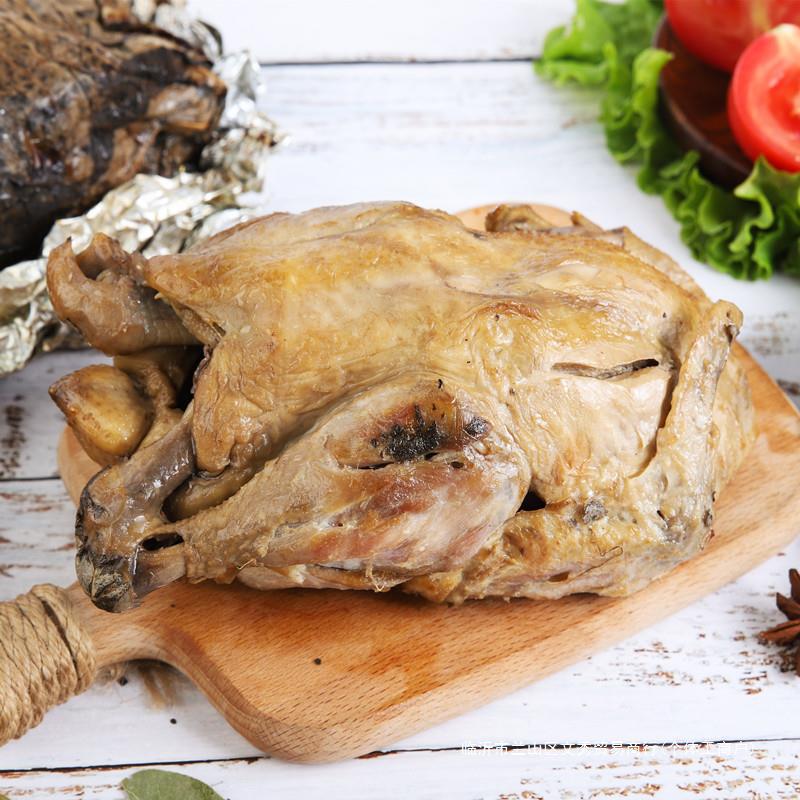 乞食鶏の蓮の葉、丸ごと大きな焼き鶏、すぐに食べられる手細切り燻製鶏、黄泥乞食鶏、東北のおつまみ、調理済み食品袋|undefined