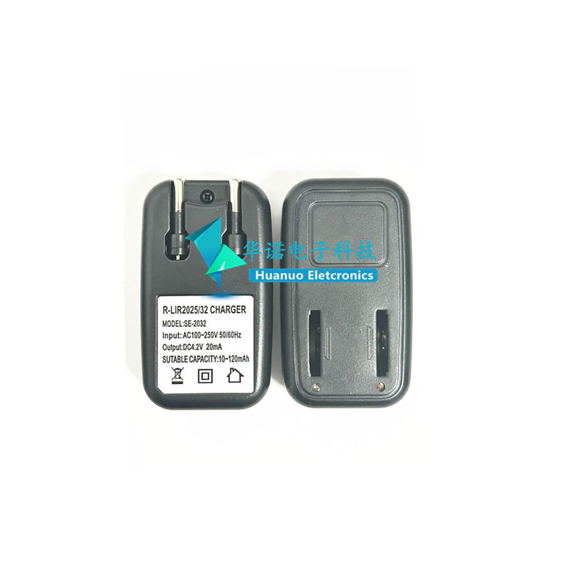 LIR2025/2032/2450/2477 button battery charger, ML2032 lithium battery dual charge 3V brand new