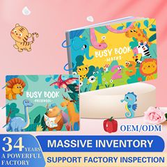 クロスボーダー子供用ビジーブックビジーブックティアオフブッククワイエットブックペーストブック知育玩具幼児教育ブック