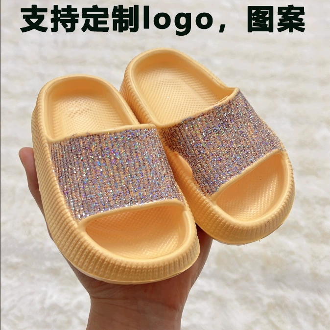 Детские тапочки для домашнего использования летом, легкие, водонепроницаемые, детские тапочки для домашнего использования, всесезонные, износостойкие для ванной, быстросохнущие и нескользящие.