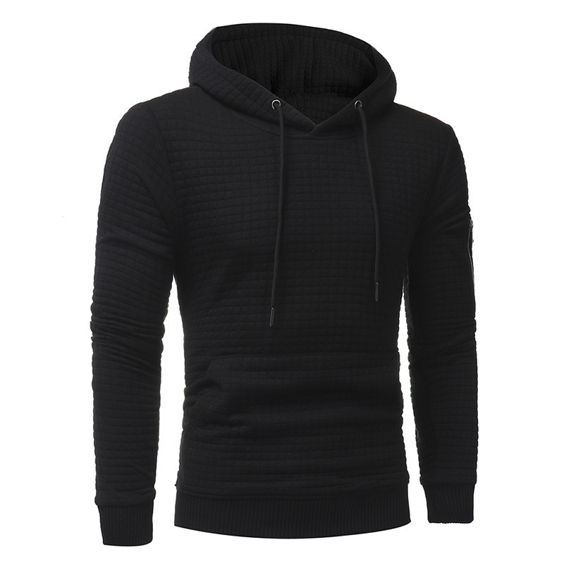 Men's easy-to-fit multicolor long-sleeved hoodie sports loose pullover