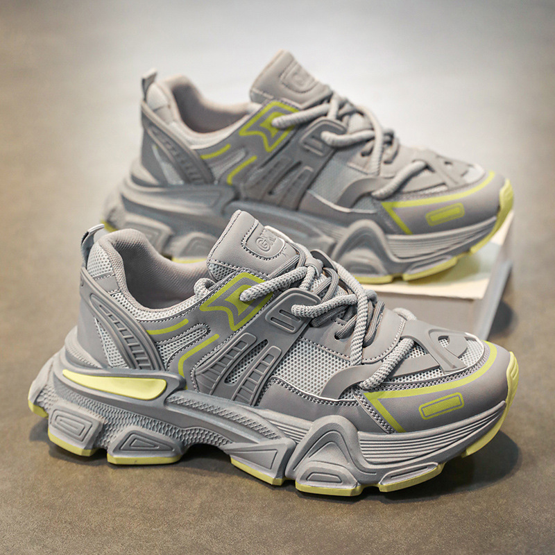 Herren 2024 neue Herbsthöhe zunehmende lässige Sport Jugend Mesh vielseitig dicke Sohle Papa trendige Schuhe_voghion.com