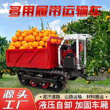 爬山虎履带运输车全地形农用工程爬山车自卸爬坡王小型履带运输车
