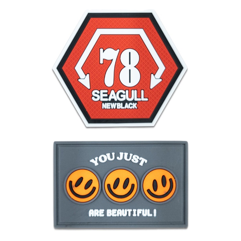 PVC drop plastic trademark printing soft rubber rubber badge badge arm badge clothing logo accessories three-dimensional manufacturers wholesale