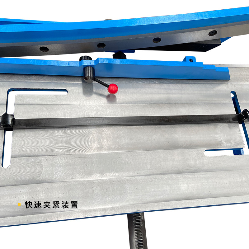 Cizalla Guillotina de Mesa KHS-1250 1.0 mm Con Contrapeso Ajuste por Rueda de Mano image 3