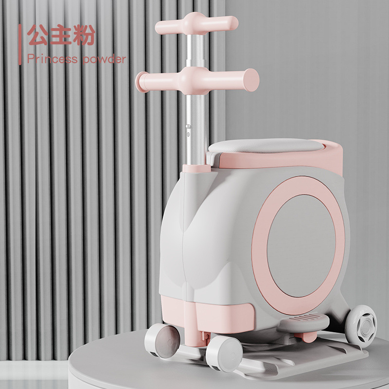 핑크(이중 핸들바, 안전벨트 및 스트랩)