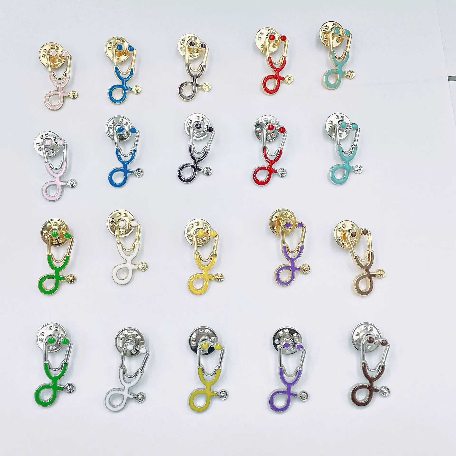 WISH трансграничный взрыв мультяшной броши оптом креативный дикий стетоскоп броши броши европейские и американские украшения