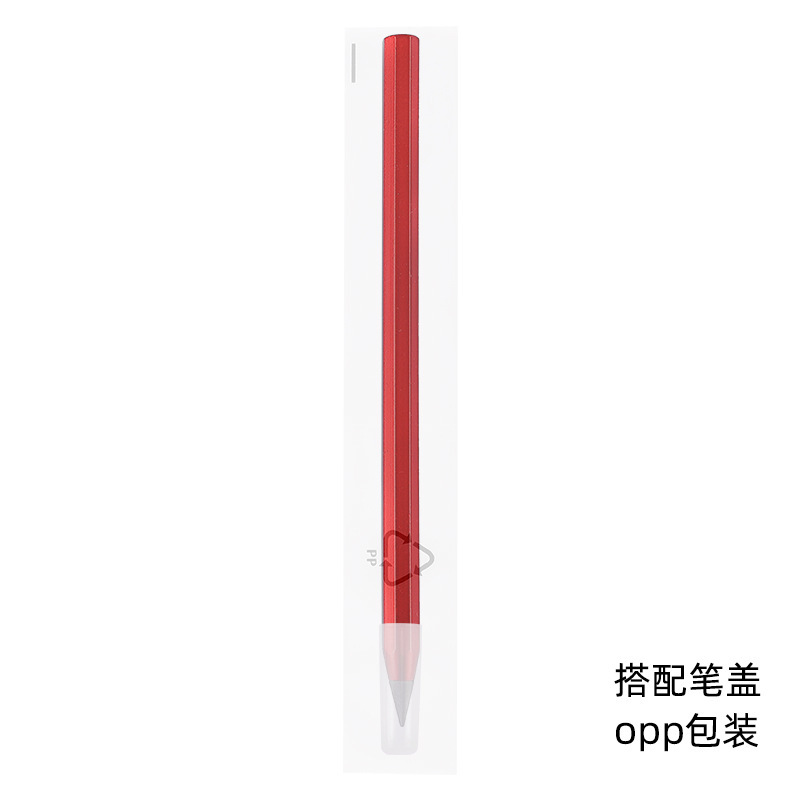 Octagonal penholder lápiz eterno negro tecnología sin fin lápiz al por mayor sketch pintura estudiante de la escuela primaria papelería lápiz