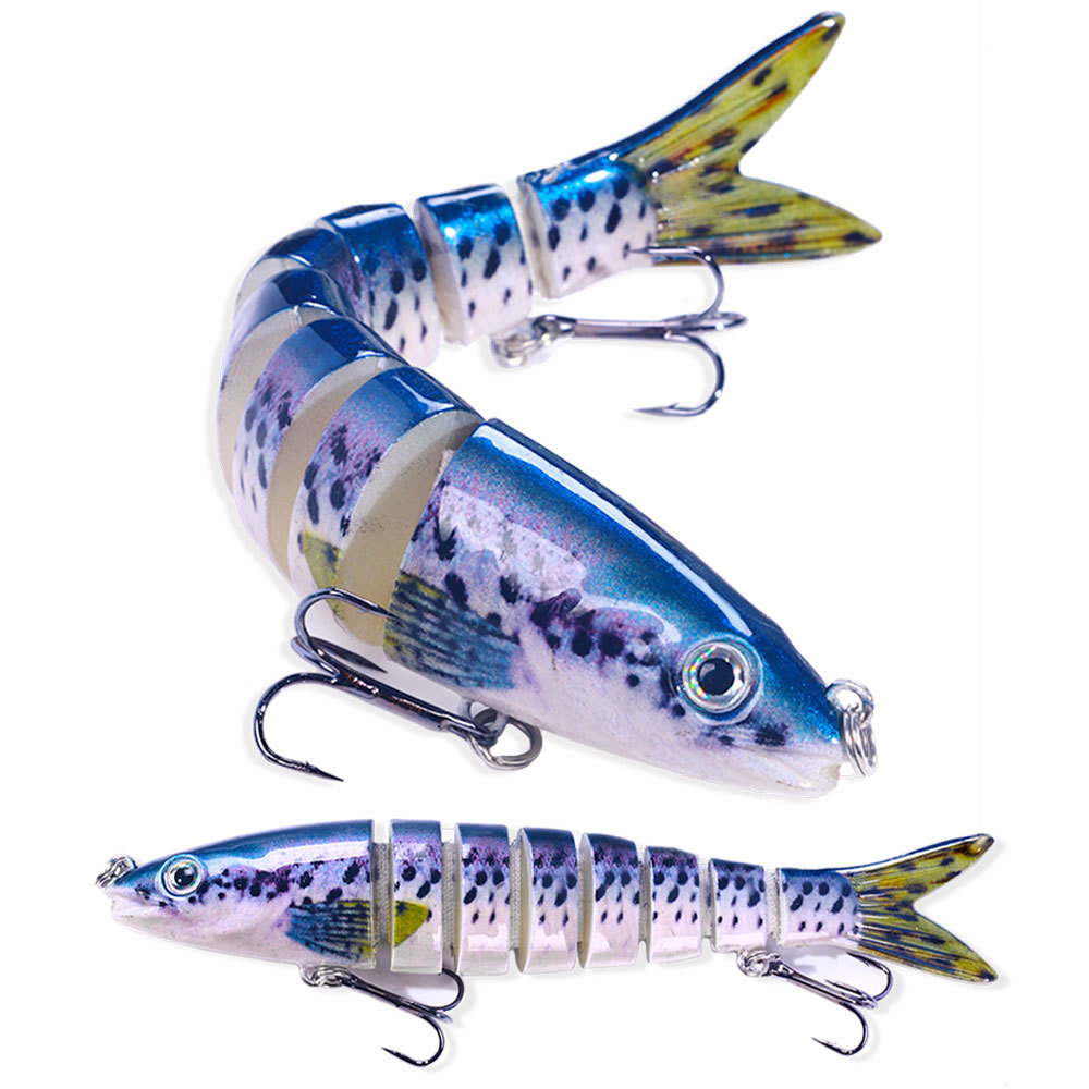 Nuevo Luya cebo multi-Sección de pescado 16 colores 13cm 18g biónico multi-Sección de cebo duro Comercio exterior Luya pesca cebo falso