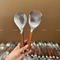 Minuo Home в старинном стиле пищевая непригарная рисовая ложка бытовая 304 нержавеющая сталь рисовая ложка может быть вертикальной рисовой ложкой