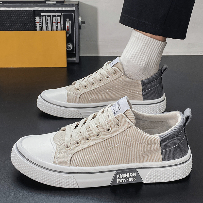 Zapatillas de Lona para Hombre, Primavera-Verano 2026, Nuevas Zapatillas Deportivas Antideslizantes, Transpirables, Juveniles, Casuales y Versátiles