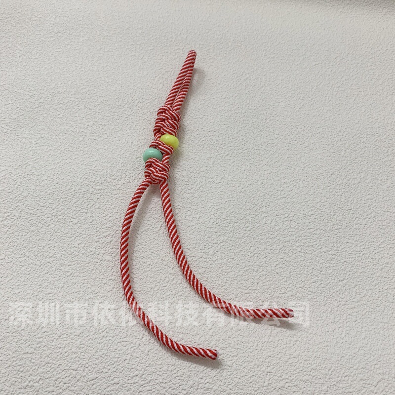 miu系彩色包包编绳挂件时尚车钥匙扣挂饰金刚结手工彩珠编织挂绳|undefined