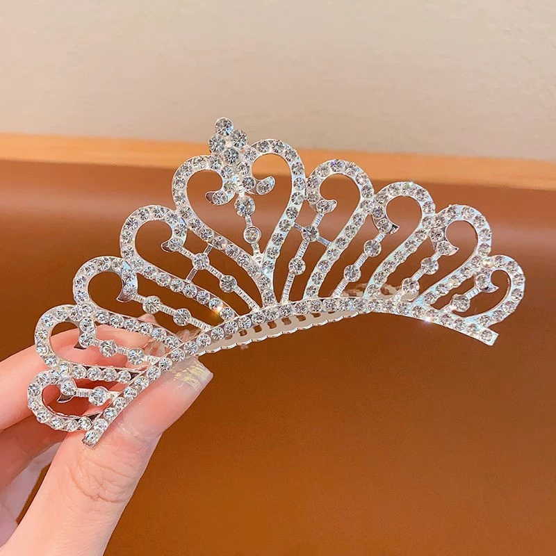 tiara crown accessory for bride — elegant princess headpiece, wedding & birthday gift, 0.03 kg