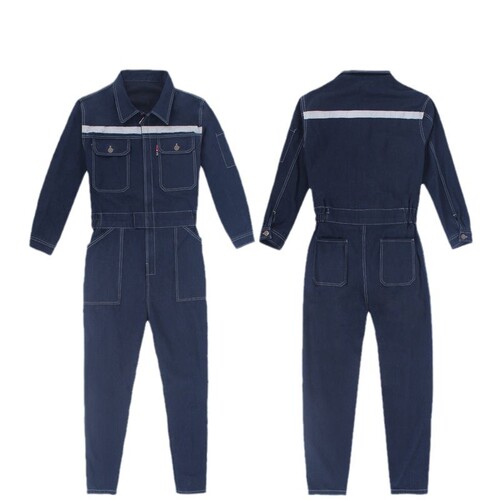 One-piece workwear for men and women—mechanic & auto repair all-in-one suit, also ideal for farming; includes spray-painting attire and safety workwear, suitable for all four seasons.
