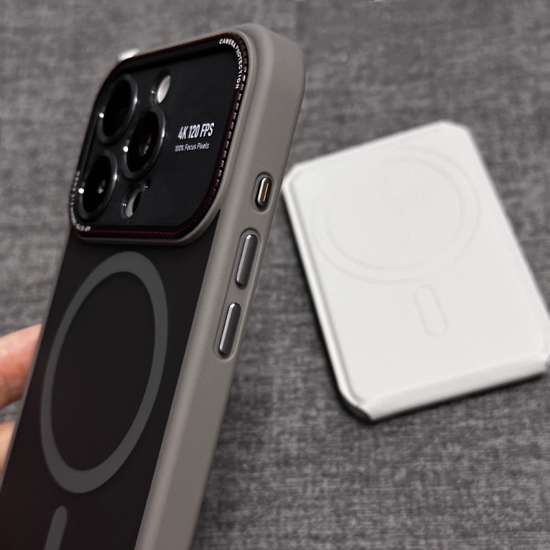 适用苹果17promax手机壳新款MagSafe磁吸iPhone16ProMax保护套17Air透明高级感15全包14网红防摔磨砂软边男女|undefined