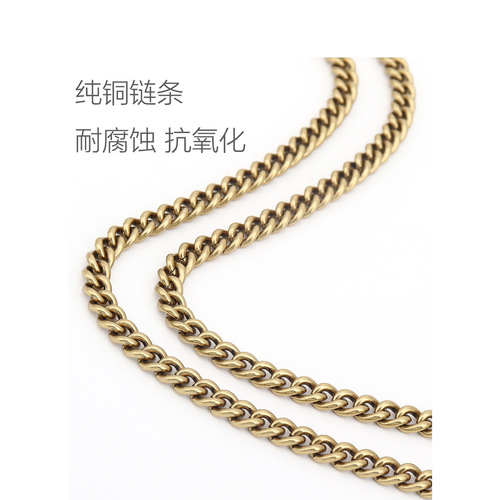 Applicable to ancient pool G metal copper chain Marmont mini Gucci god of wine chain crossbody shoulder bag strap accessories