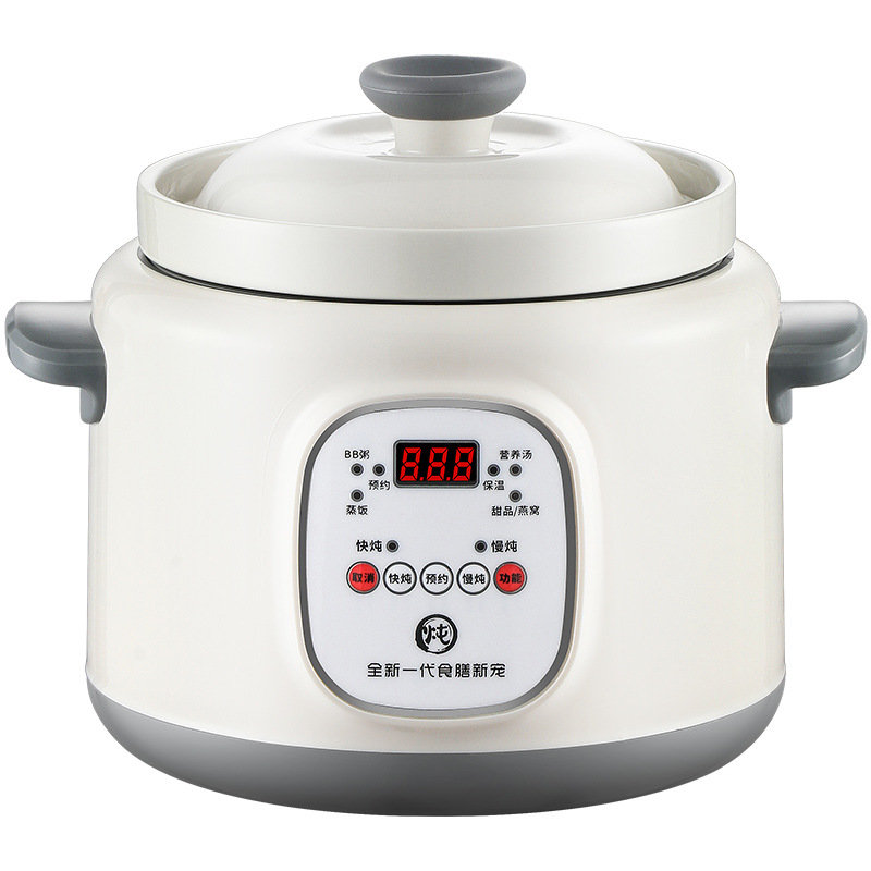 Электрический керамический горшок Xinchuyi TF-02218B, 1.8 л, серый