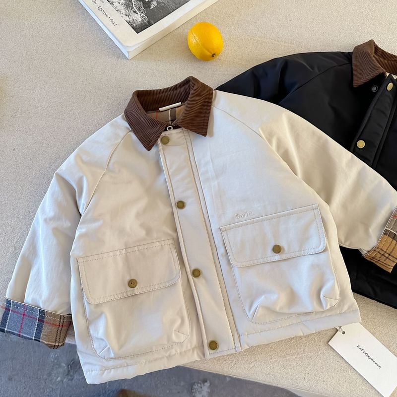 儿童加厚风衣2025冬款外套女童棉服男童棒球棉服童装外套冬现货|undefined