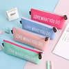 Brand erasable polyurethane pencil case, stationery for elementary school students, storage bag, primary and secondary school