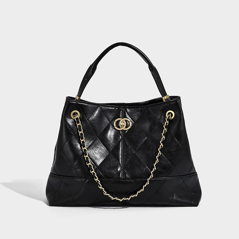 Xiaoxiangfeng2025 nuevo otoño y invierno de Nicholls herramienta de hierro de un hombro, bolsa de mano de moda de gran capacidad, bolsa de mano