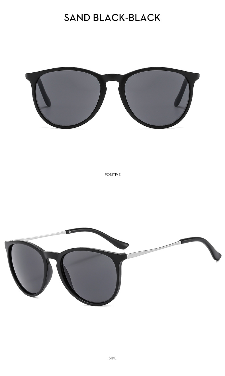 Cycling Eyewear Retro Round Metal Frame Sunglasses For Sun Protection_voghion.com