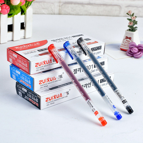 Diamond-shaped large-capacity ballpoint pen, creative cute needle-tube office signing pen, student writing pen wholesale, neutral pen