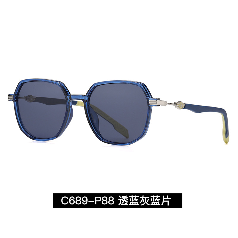 C689-P88 de hoja azul gris azul transparente