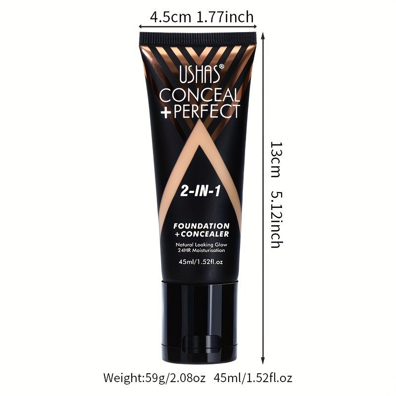 USHAS Cross-border spot maquillaje multifuncional 2 en 1 base corrector FS424B