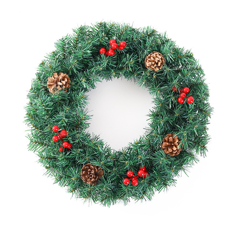 アマゾンで人気のクリスマス造花リース、40/50/60cmのクリスマスリース飾り、シーン装飾|undefined